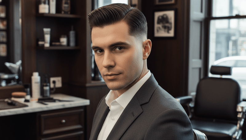 The Slicked-Back Side Part