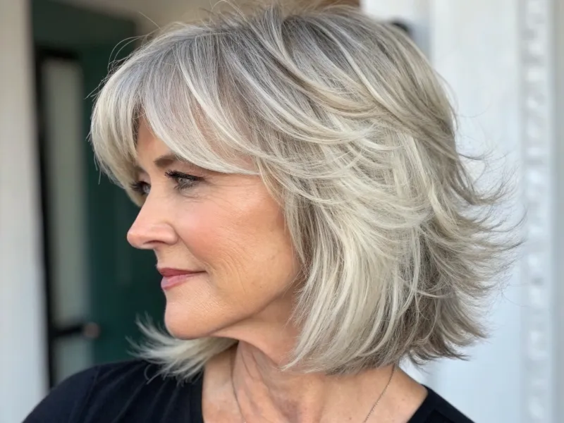 Wispy Layered Bob