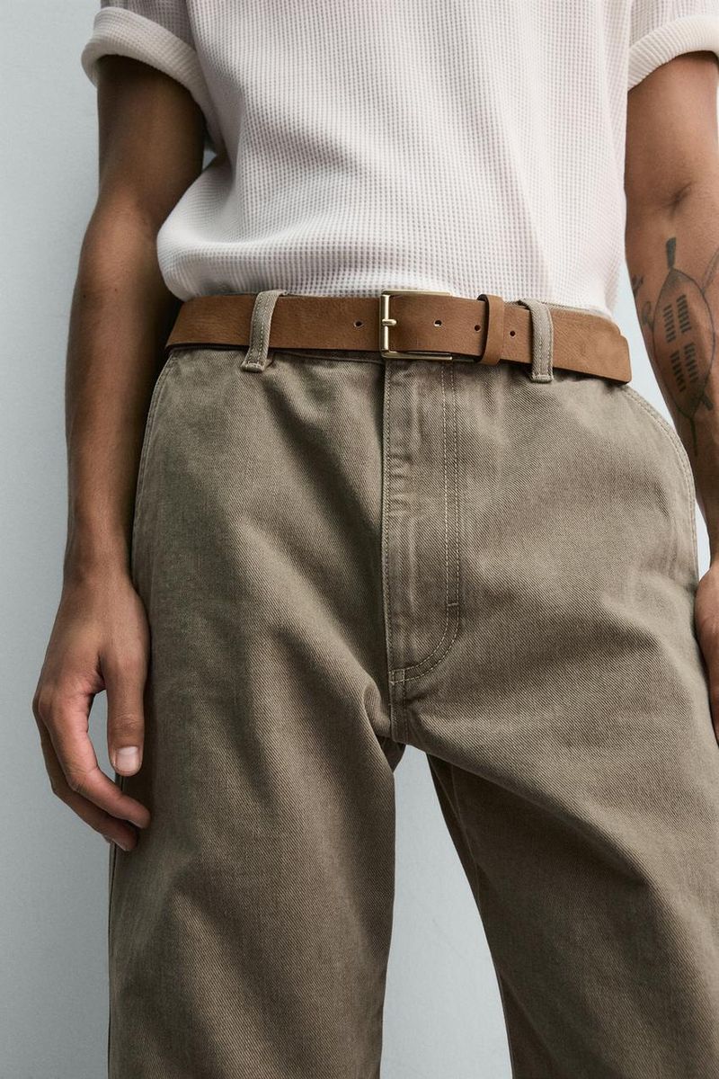 A Brown Leather Belt