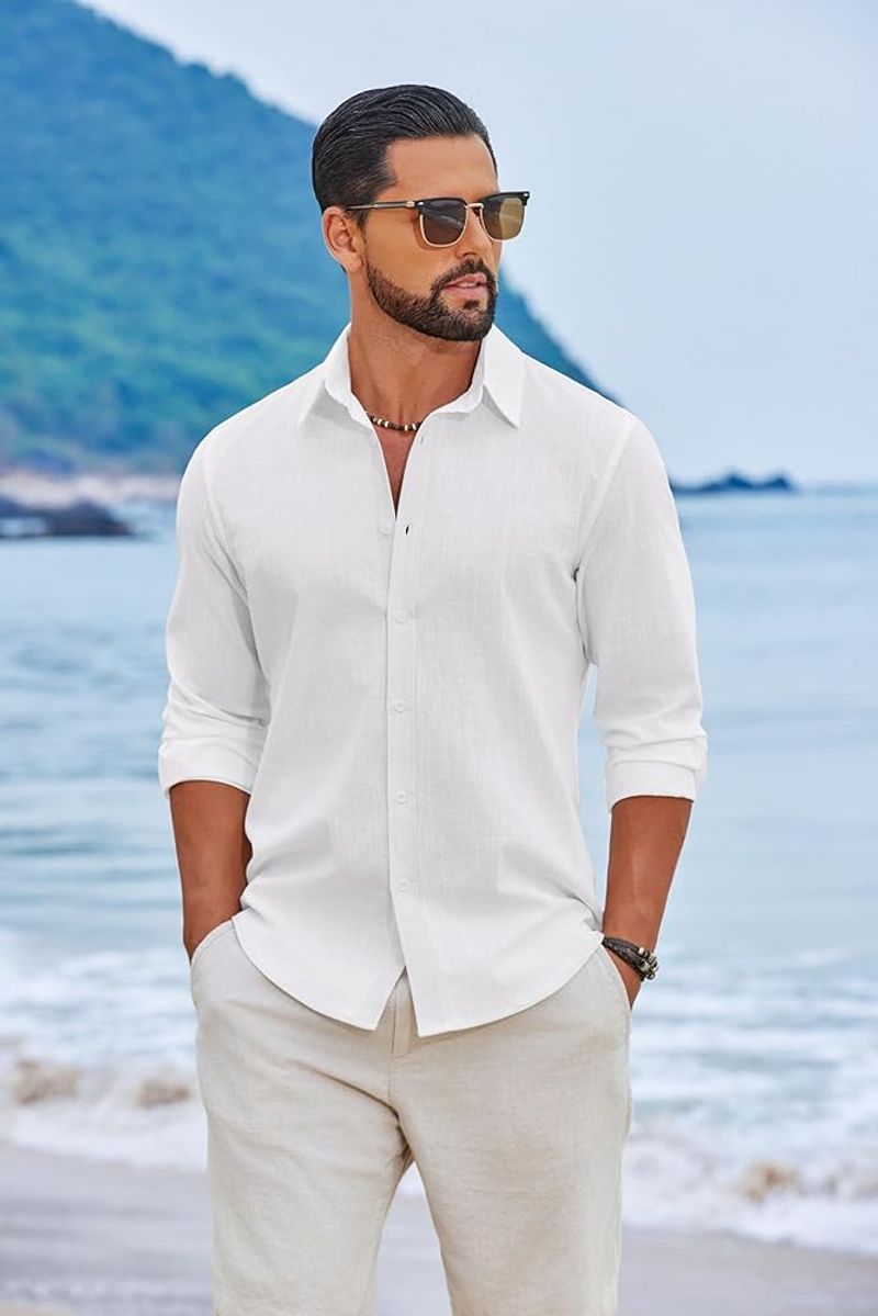 A Crisp White Linen Shirt