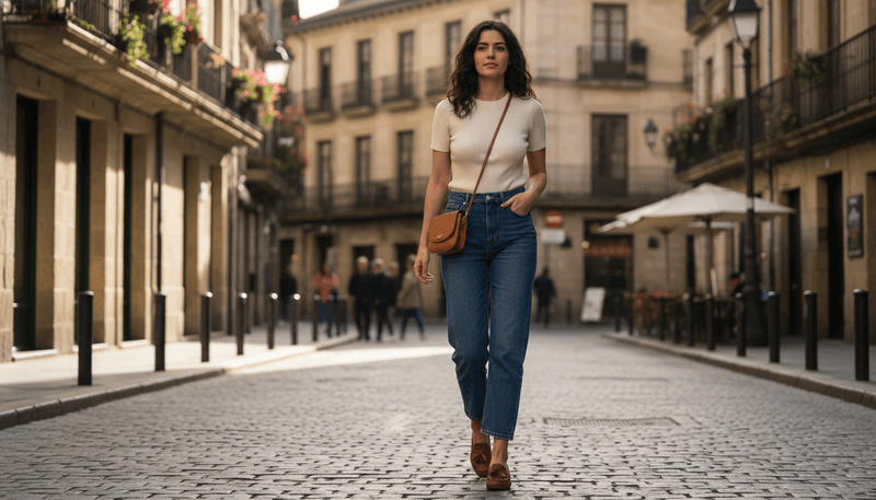 Barrel-Leg Jeans