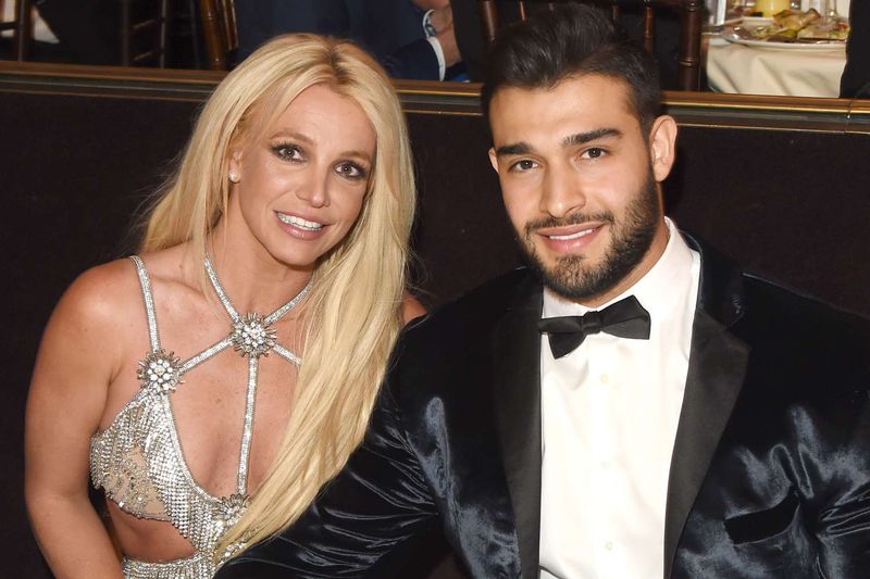Britney Spears and Sam Asghari