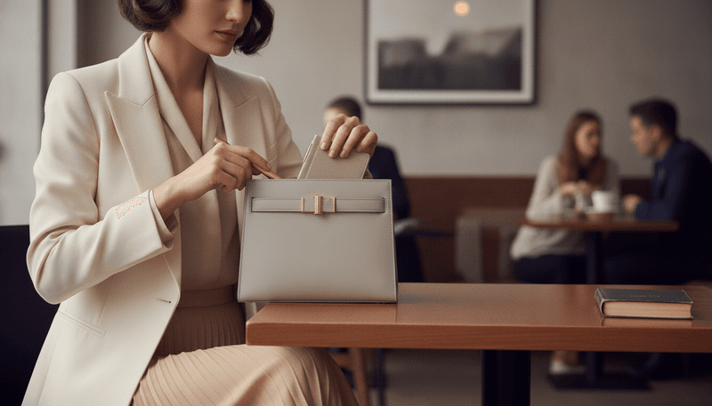 Carrying a Worn or Cluttered Handbag
