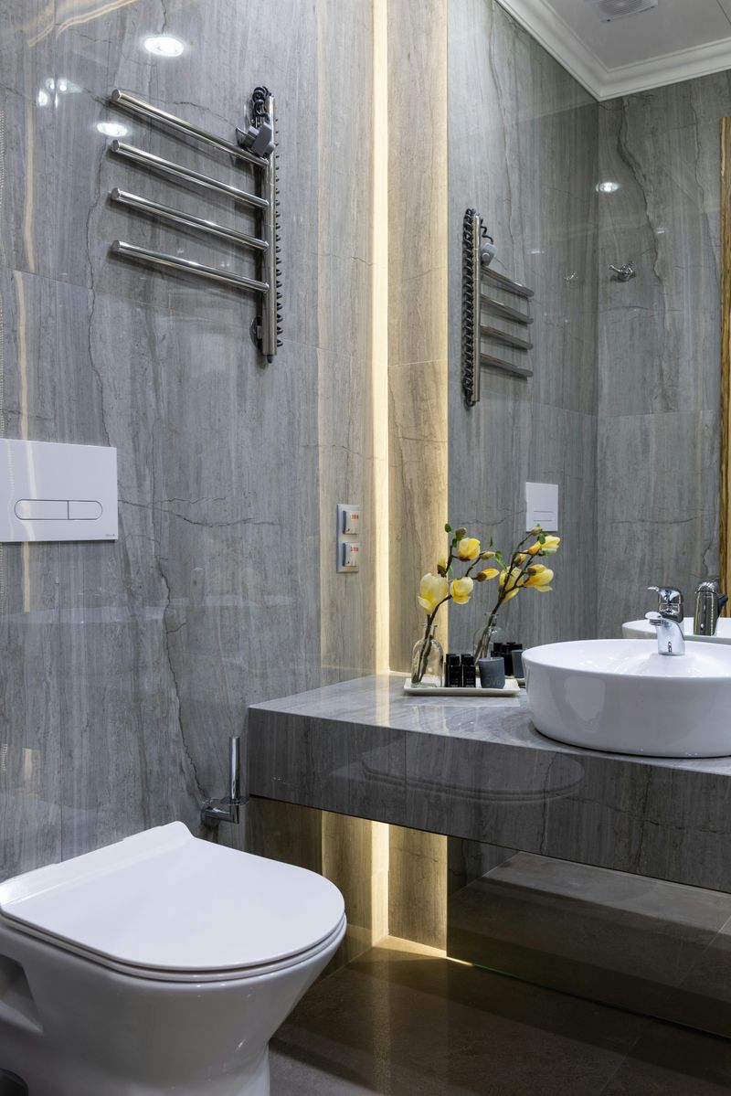 Cold Bathroom Walls that Fall Flat