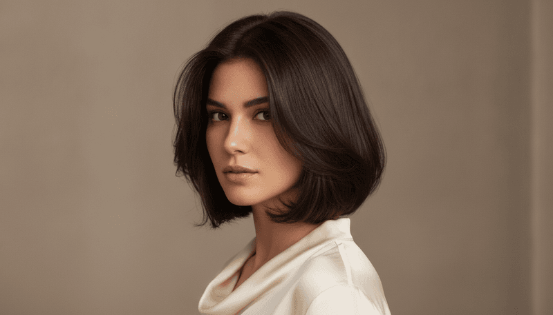 Collarbone Cut with Tapered Ends