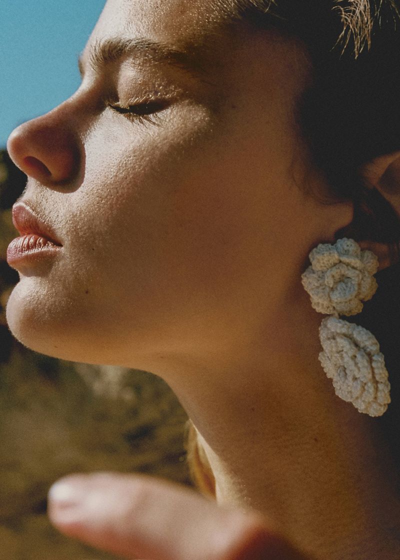Crochet Statement Earrings