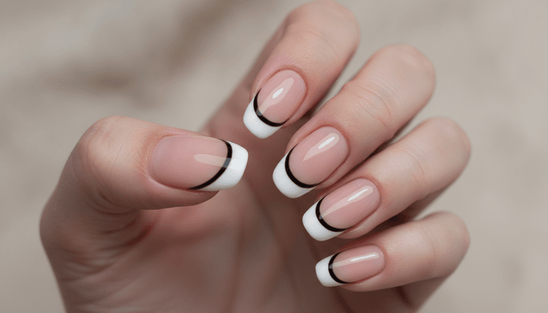 Double French Tips