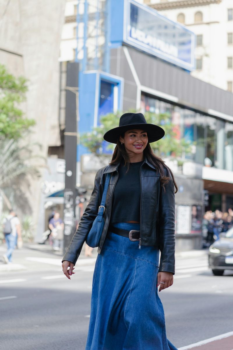 Long Denim Skirts