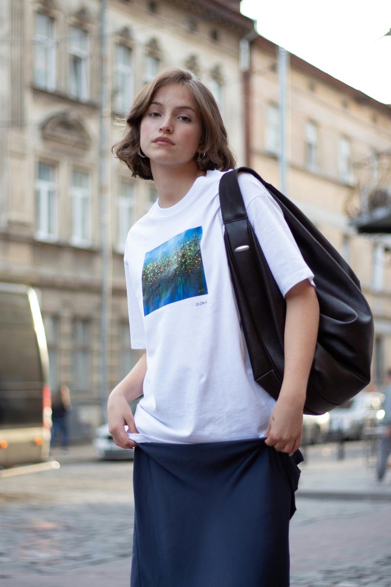 Loose White Cotton T-Shirt