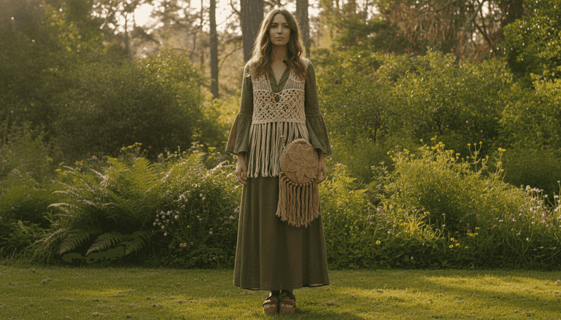Macramé Clothing and Accessories