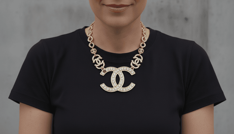 Oversized Logo Jewelry
