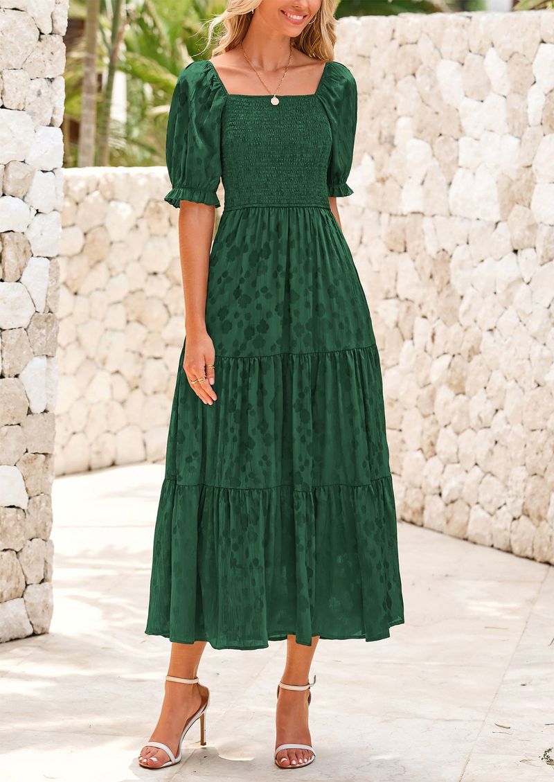 PRETTYGARDEN Women's Casual Summer Midi Dress