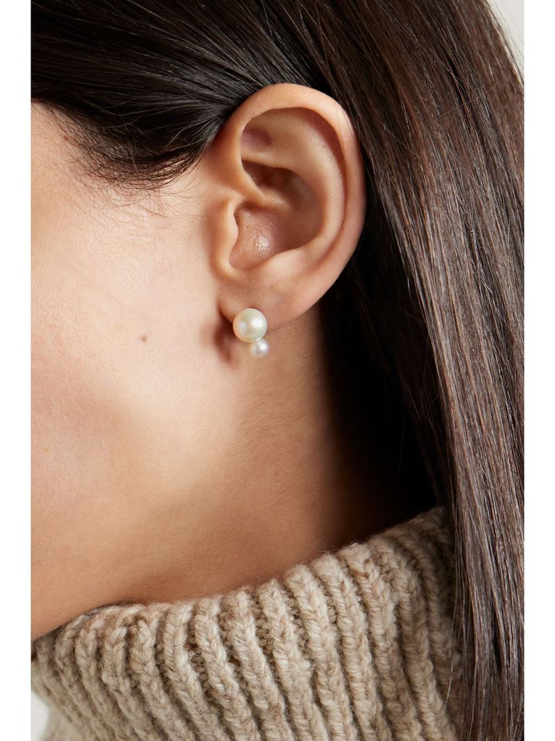 Pearl Stud Earrings