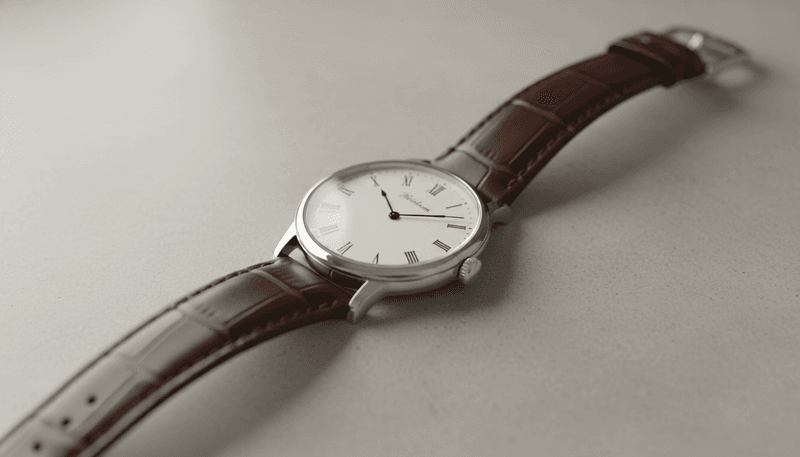 Plastic Watch to Leather-Strap Watch