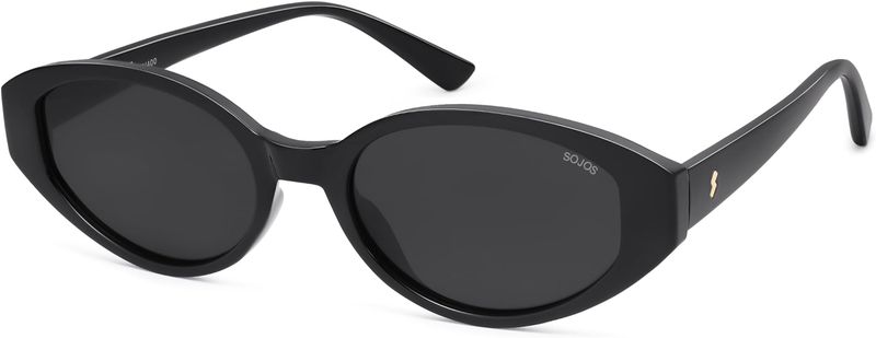 SOJOS Retro Oval Polarized Sunglasses