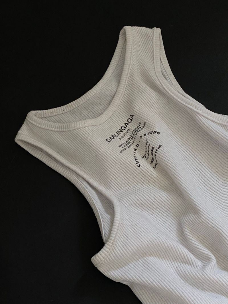 Sleeveless Knit Tank
