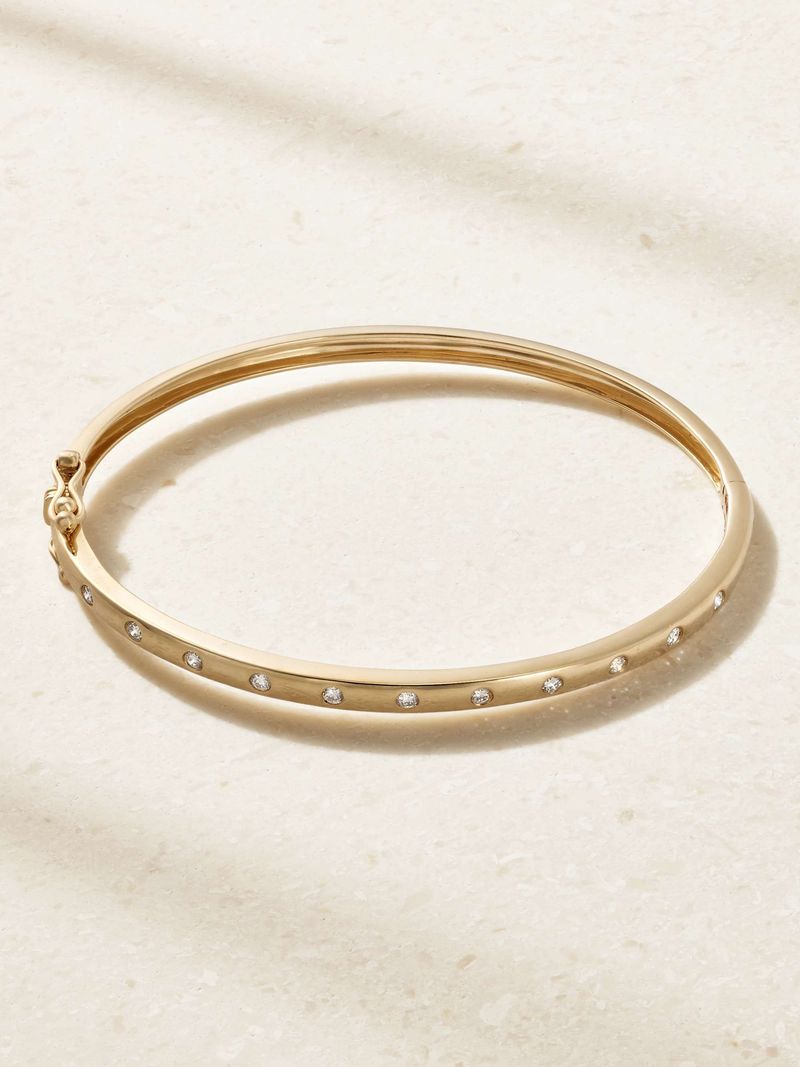 Slim Gold Bangle