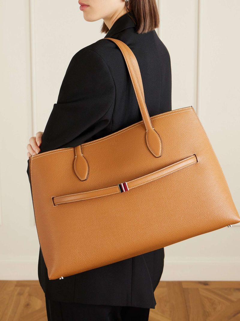 Structured Leather Tote