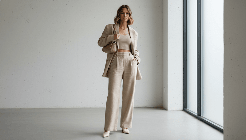 Styled With a Monochrome Outfit