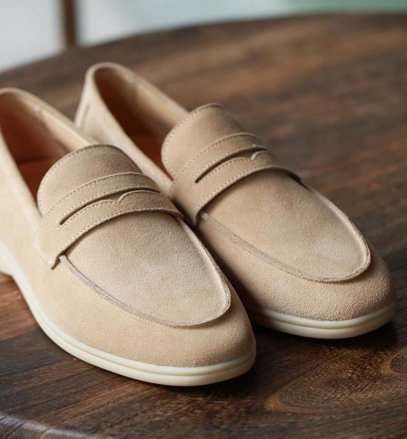 Suede Loafers