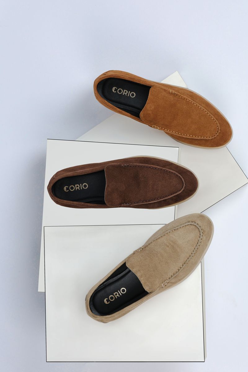 Suede Loafers