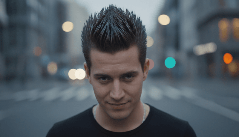 The Overly Gelled Spiky Haircut
