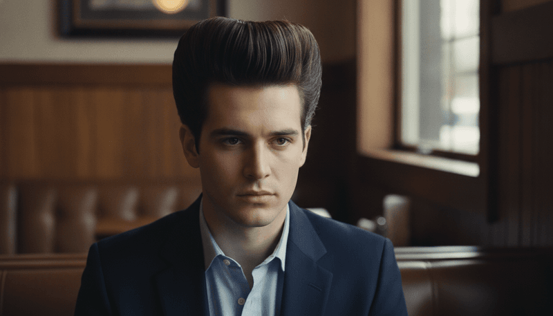 The Overly Sculpted Pompadour