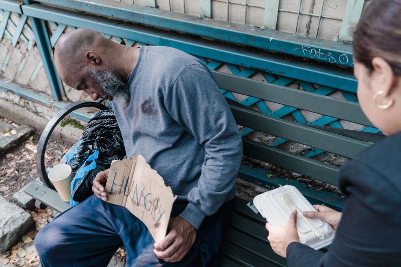 They Offer to Help When Someone Is Struggling