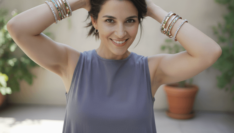 Too Many Stacked Bangles at Once