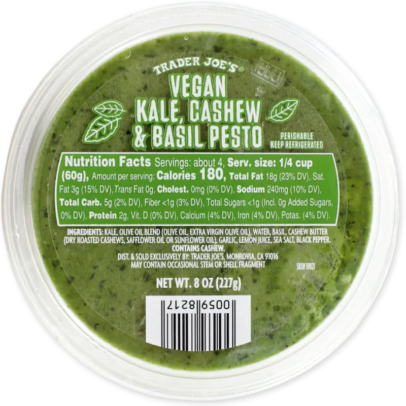 Vegan Kale, Cashew & Basil Pesto