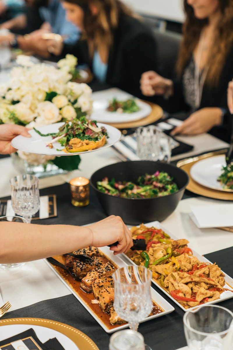 Waiting for the Host to Take the First Bite at Dinner