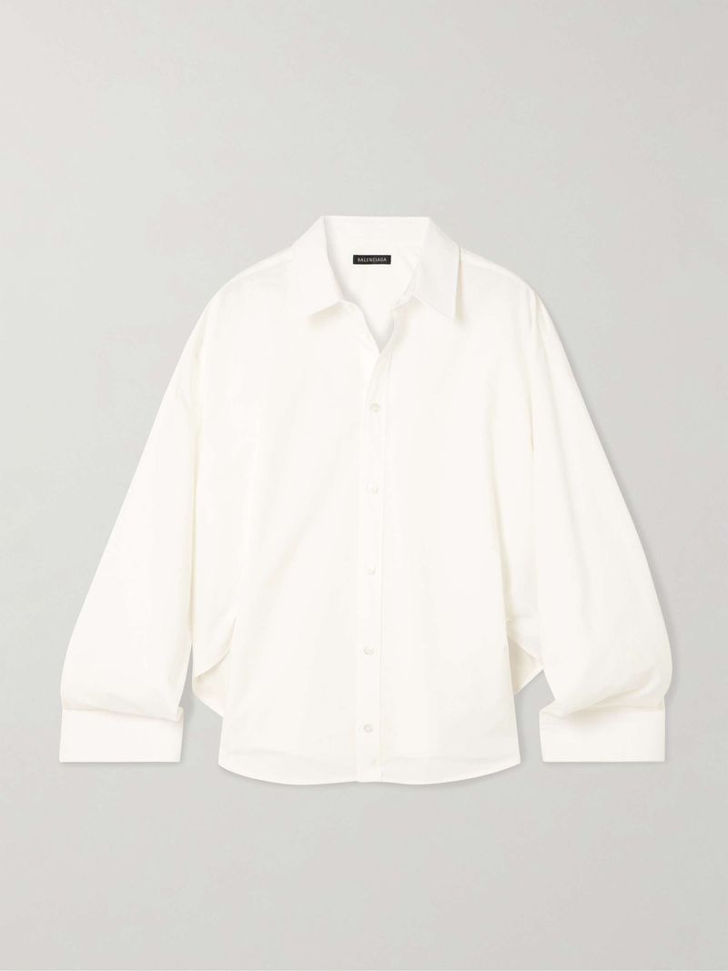 White Button-Down Shirt