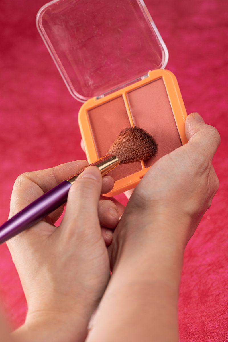 Applying Too Much Blush