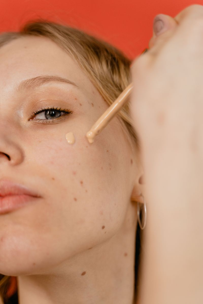 Applying Too Much Foundation