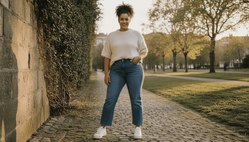 Barrel-Leg Jeans
