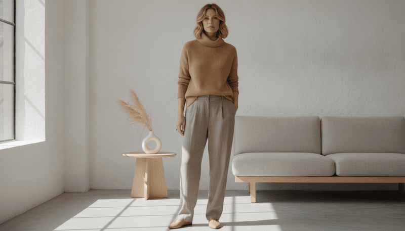 Beige Monochrome Outfit