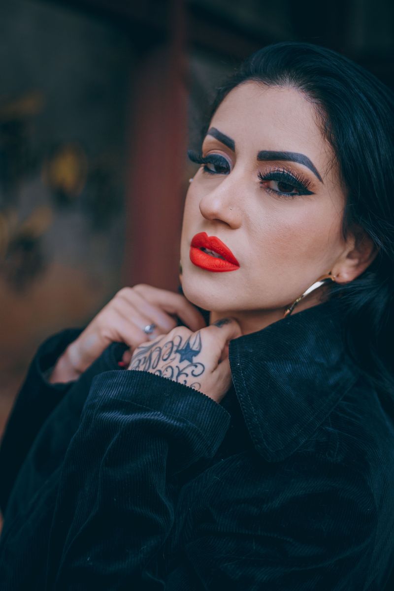 Bold Red Lipstick