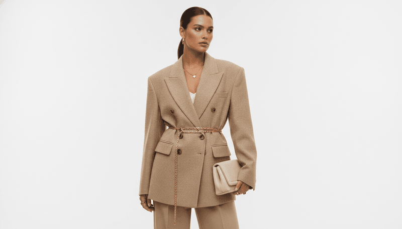 Cinch an Oversized Blazer