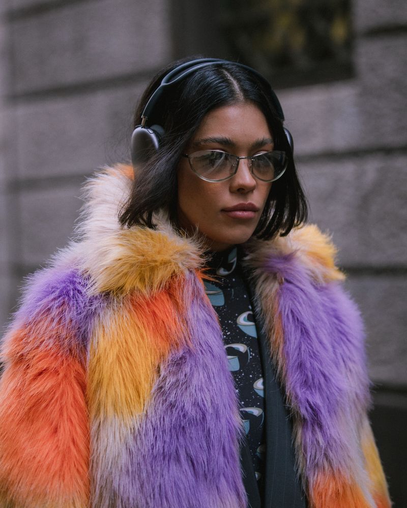 Colorful Faux Fur Coats