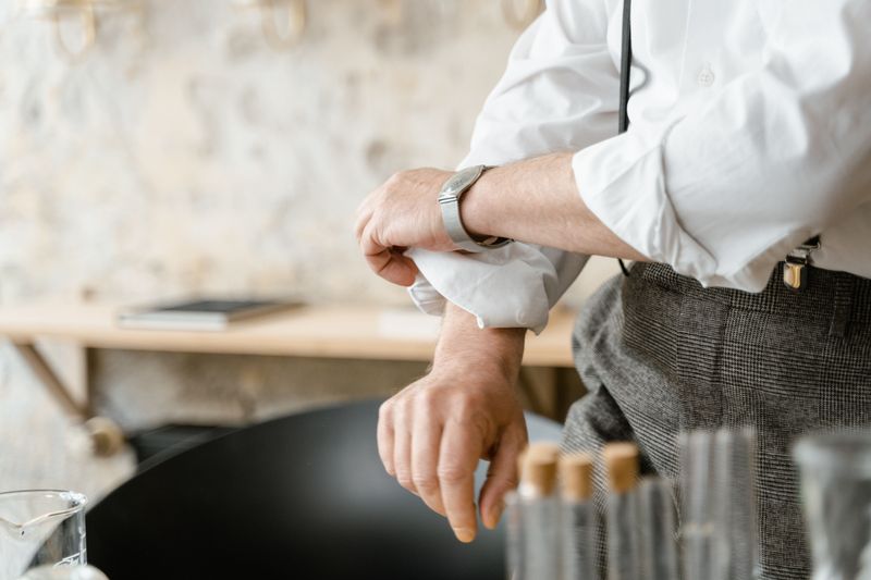 Forearms with Rolled-Up Sleeves
