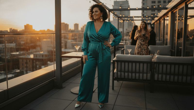 Jumpsuit in a Jewel Tone