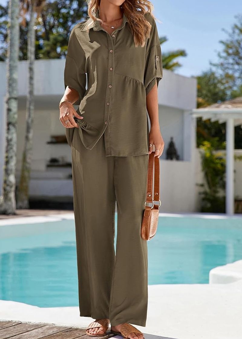 Lightweight Wrinkle-Resistant Matching Set