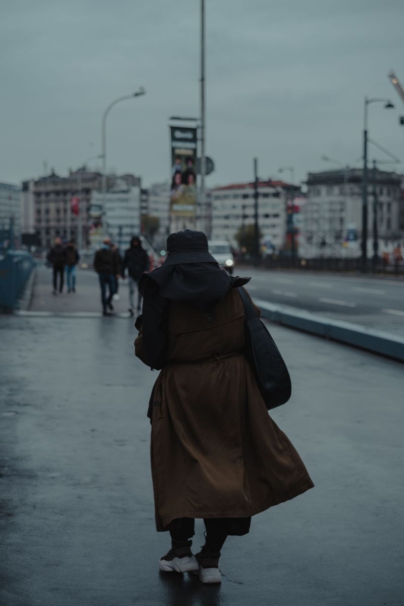 Long Coats in Dark Colors