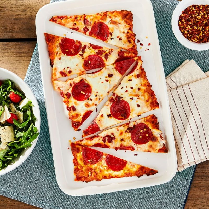 Marketside Pepperoni & Mozzarella Flatbread Pizza