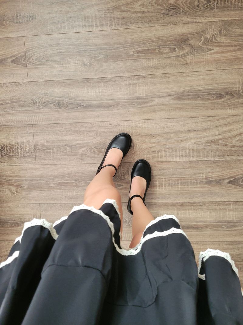 Mary Jane Flats or Low-Heeled Pumps