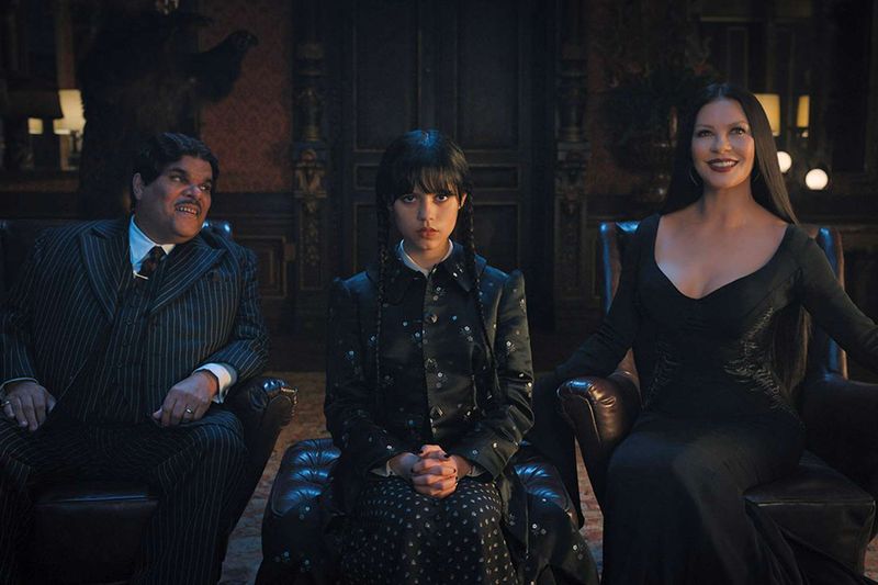 Morticia Addams and Wednesday Addams — The Addams Family and Wednesday