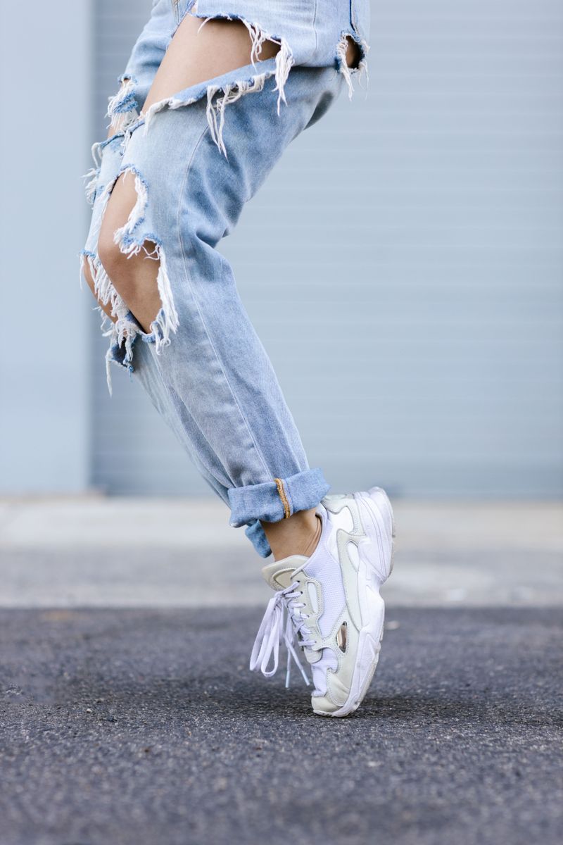 Overly Distressed or Shredded Denim