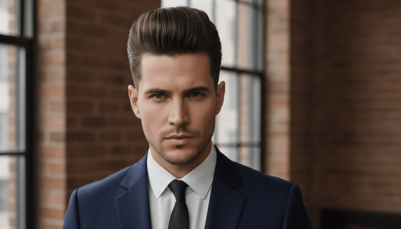 Overly Sculpted Pompadour
