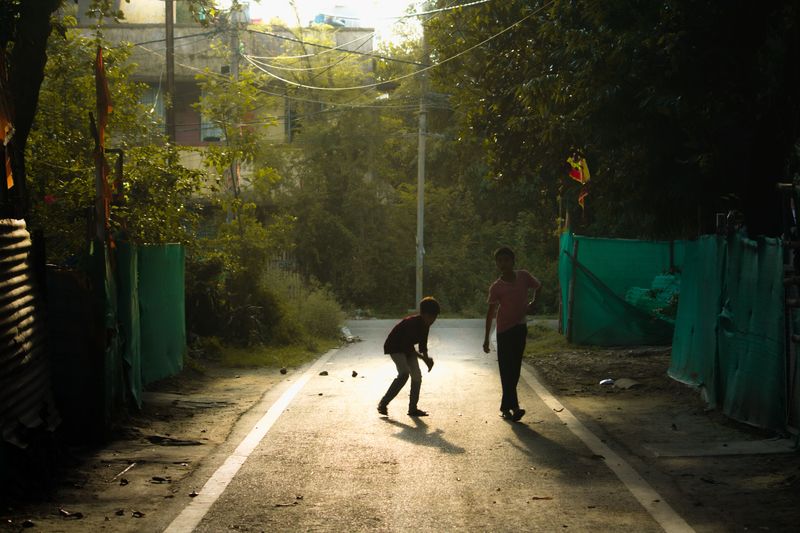 Playing Outside Until Sunset