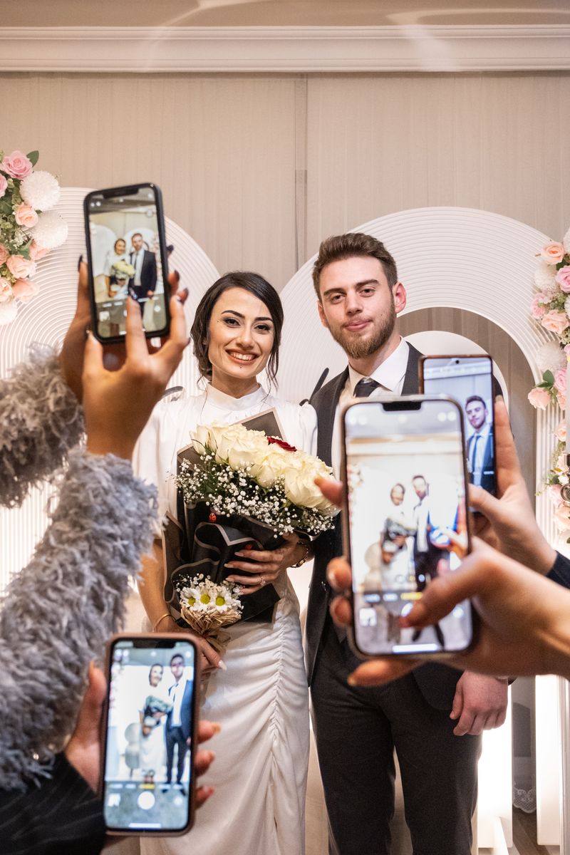 Posting Photos Before the Couple Does